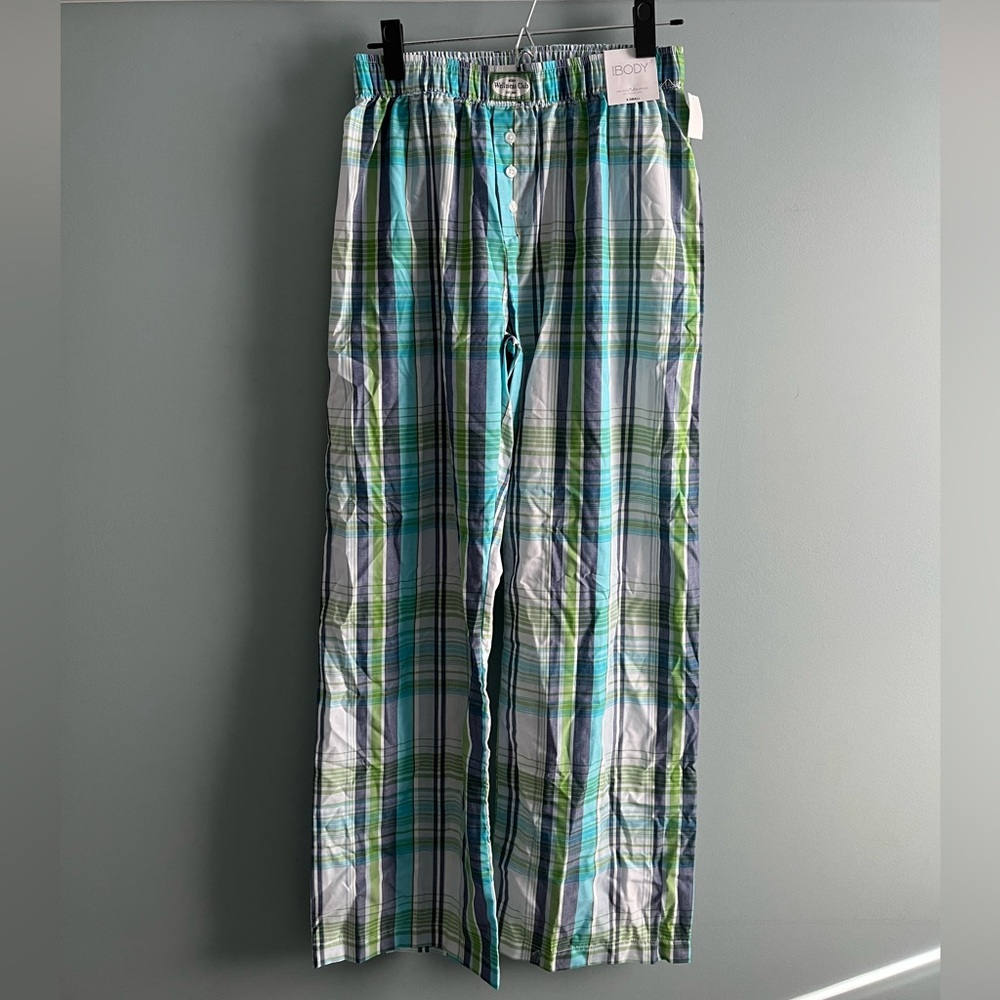 Cotton On Body Plaid Pants in Blue and Green